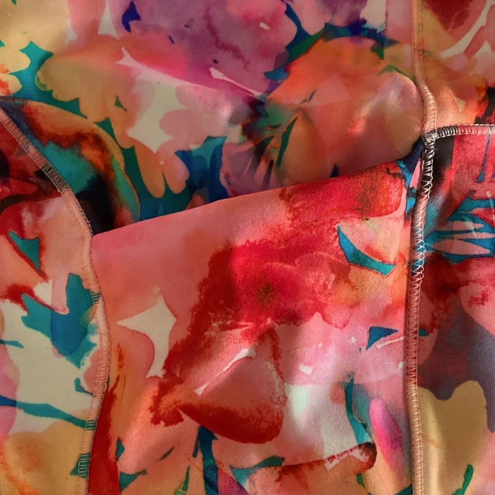 RBX - Watercolor floral print NWOT